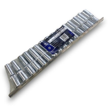 T/Z 15PC 3/8 DEEP CRV SOCKETS ON RAIL”