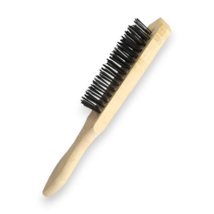 TZ 4 ROW WIRE BRUSH WOODEN HANDLE