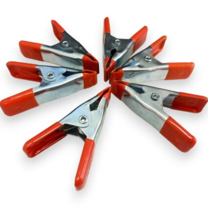 T/ZONE 6PC 2 METAL SPRING CLAMP WITH PV”