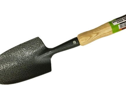 T/ZONE WOODEN HANDLE HAND TROWEL