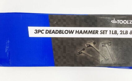 TOOLZONE 3PC DEADBLOW HAMMER SET 1-2-3LB