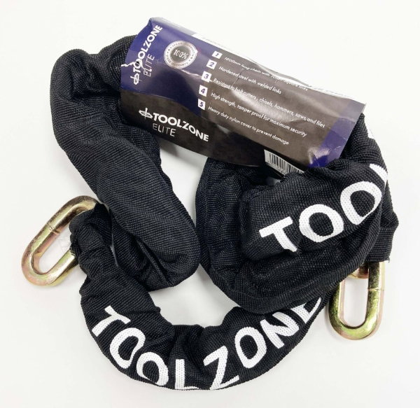 TOOLZONE 1.8M X 10MM NYLON COVERED CHAIN