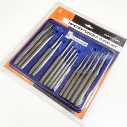 T/ZONE 16PC CRV PUNCH AND CHISEL SET