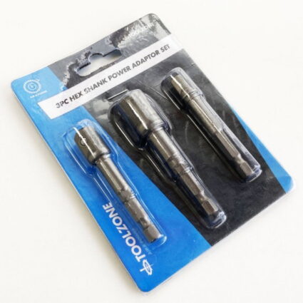 TZ 3PC HEX SHANK POWER ADAPTOR SET (CH)