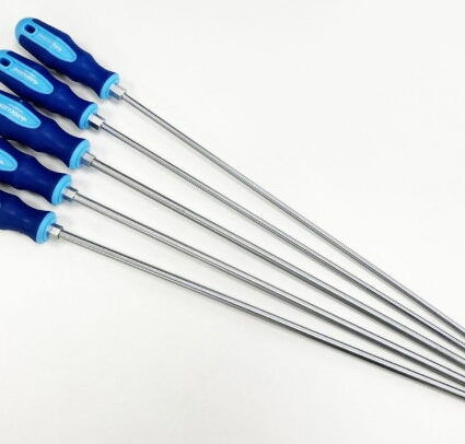 TZ 5PC EXTRA-LONG 450MM SCREWDRIVERS CRV