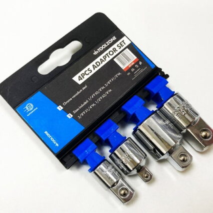 T/ZONE 4PC SOCKET ADAPTOR & REDUCER SET